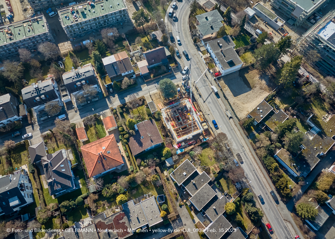 15.02.2023 - Baustelle Niederalmstraße 16 in Neuperlach